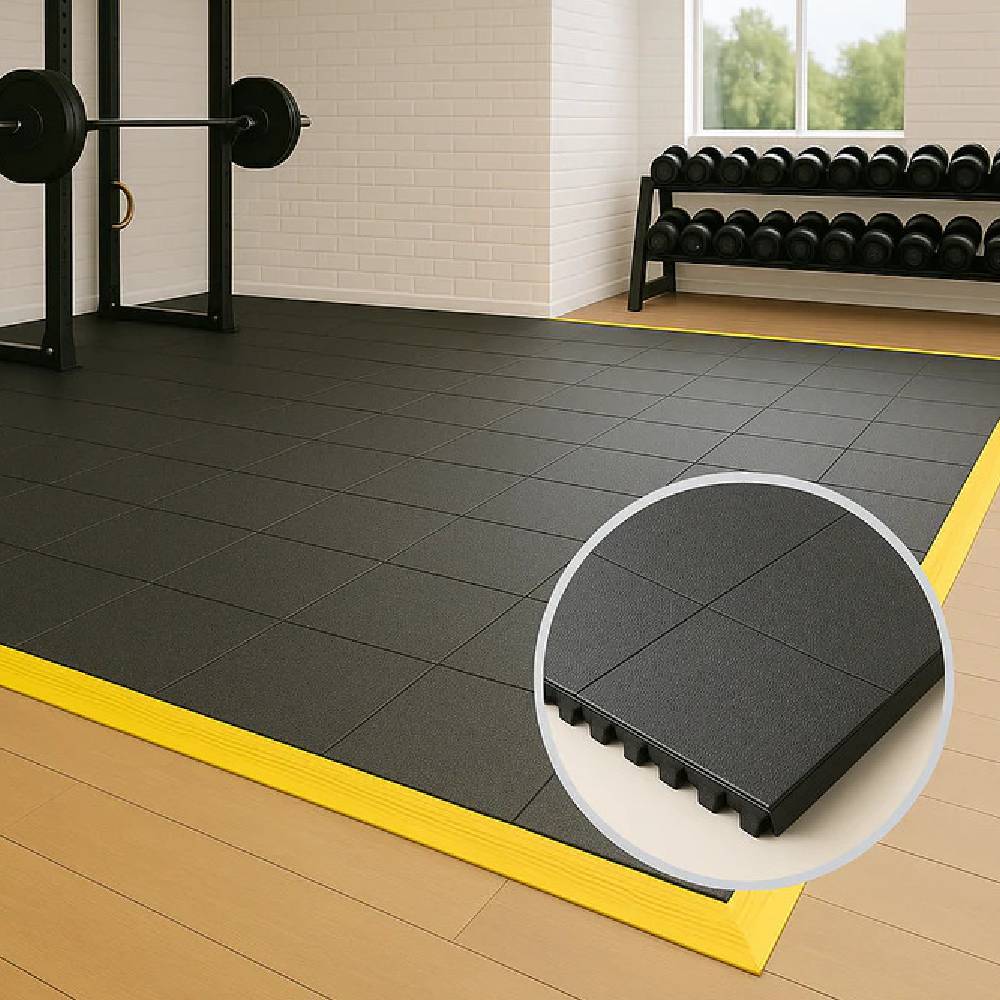 Performance Gym Rubber Tiles