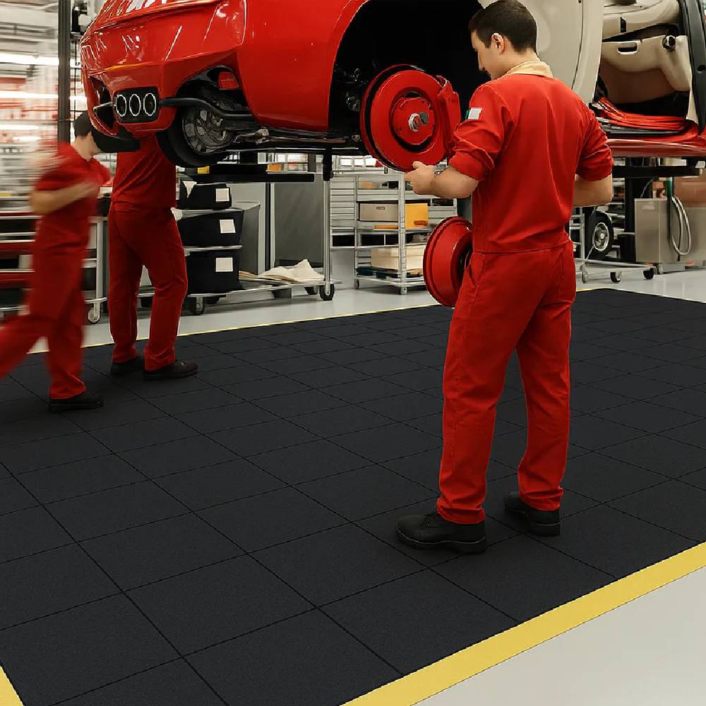 Interlocking Anti-Fatigue Rubber Mats