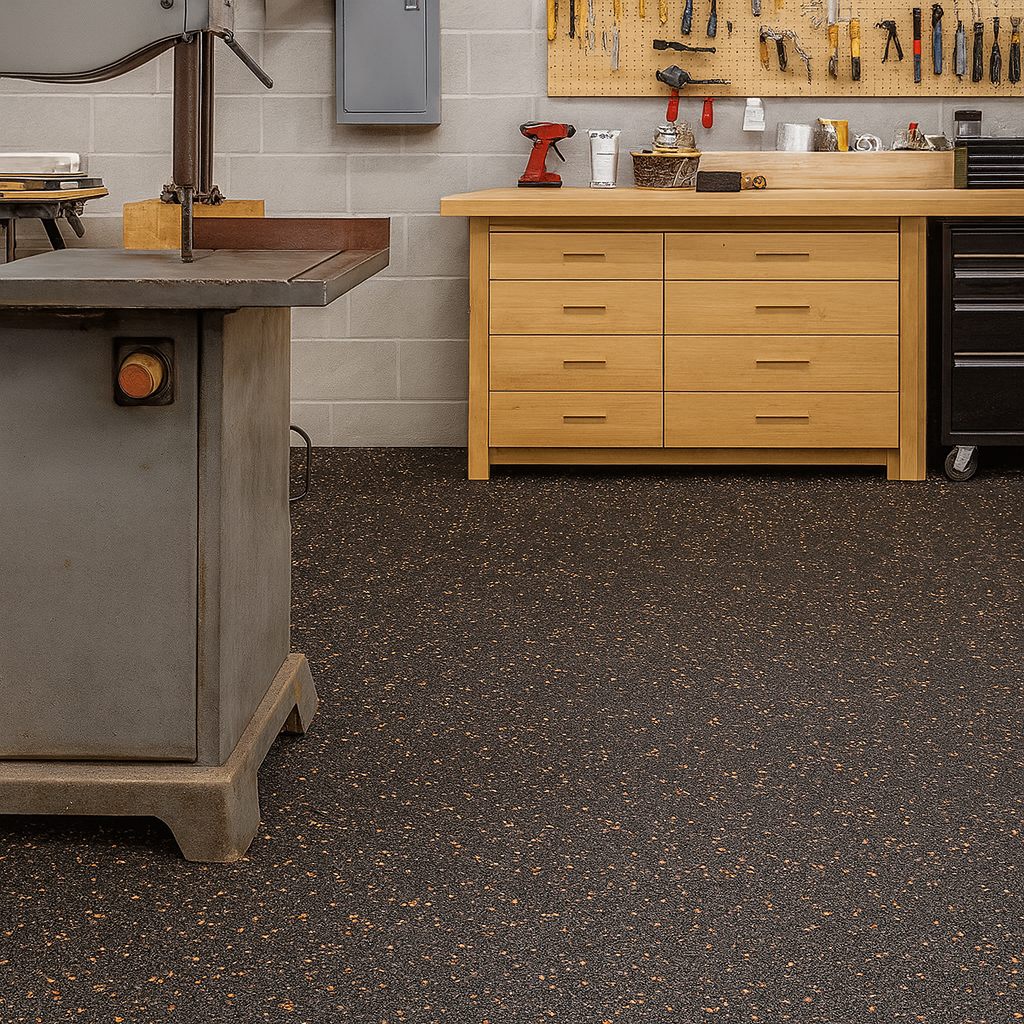 Classico Rubber Flooring 80% Recycled Black Rubber & 20% EPDM Granules High-Performance Flooring Solution - product detail...