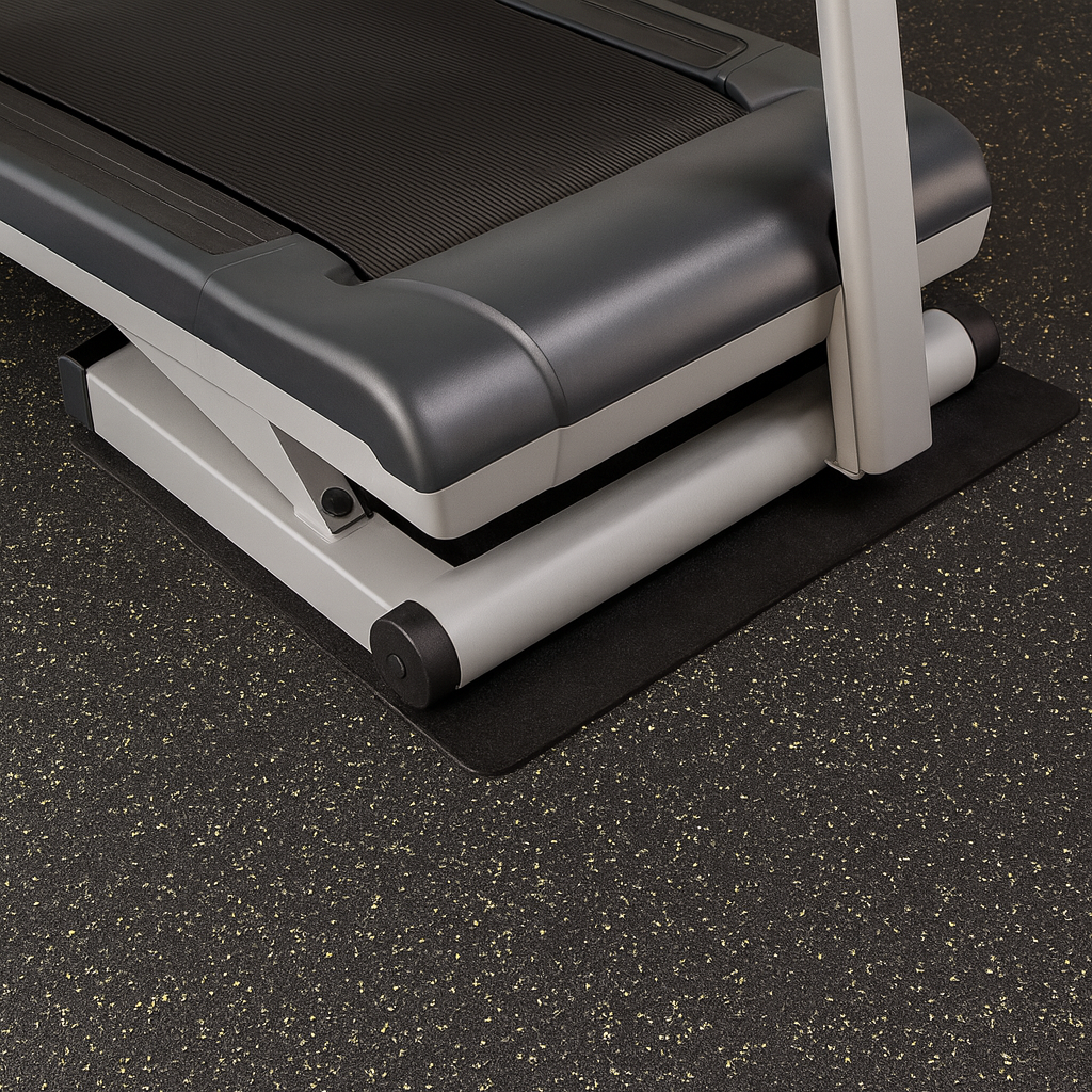 Classico Rubber Flooring 80% Recycled Black Rubber & 20% EPDM Granules High-Performance Flooring Solution - close up detai...