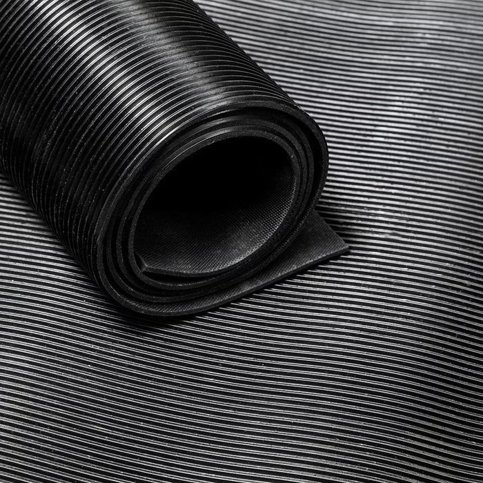 Fine Ribbed Rubber Matting Rolls
