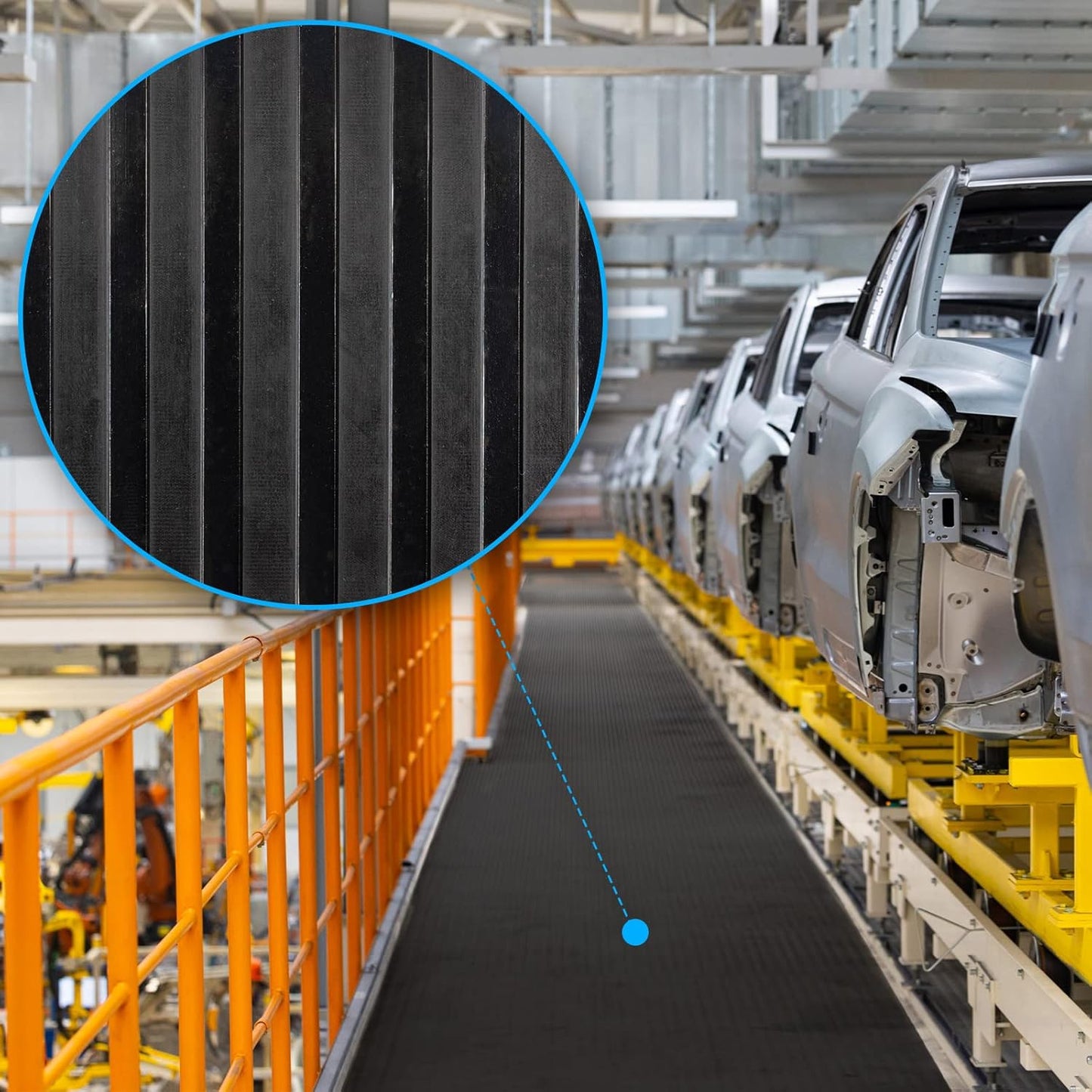 Zero Slip Rubber Flooring Rolls