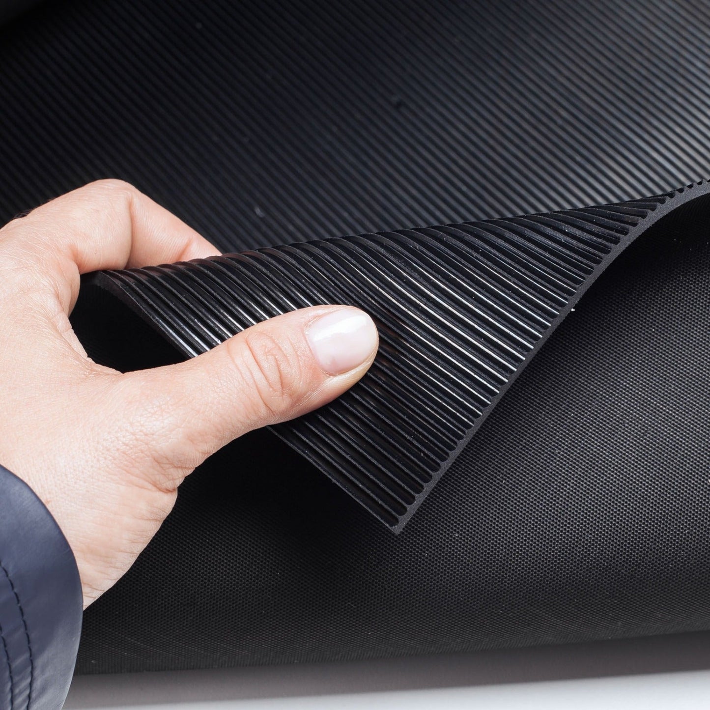 Fine Ribbed Rubber Matting Rolls
