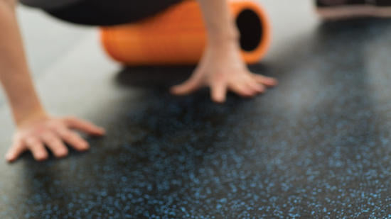 Classico Rubber Flooring 80% Recycled Black Rubber & 20% EPDM Granules High-Perf - close-up detail view | rubberco.co.uk