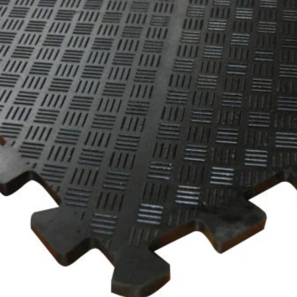 Durable Interlocking Rubber Flooring