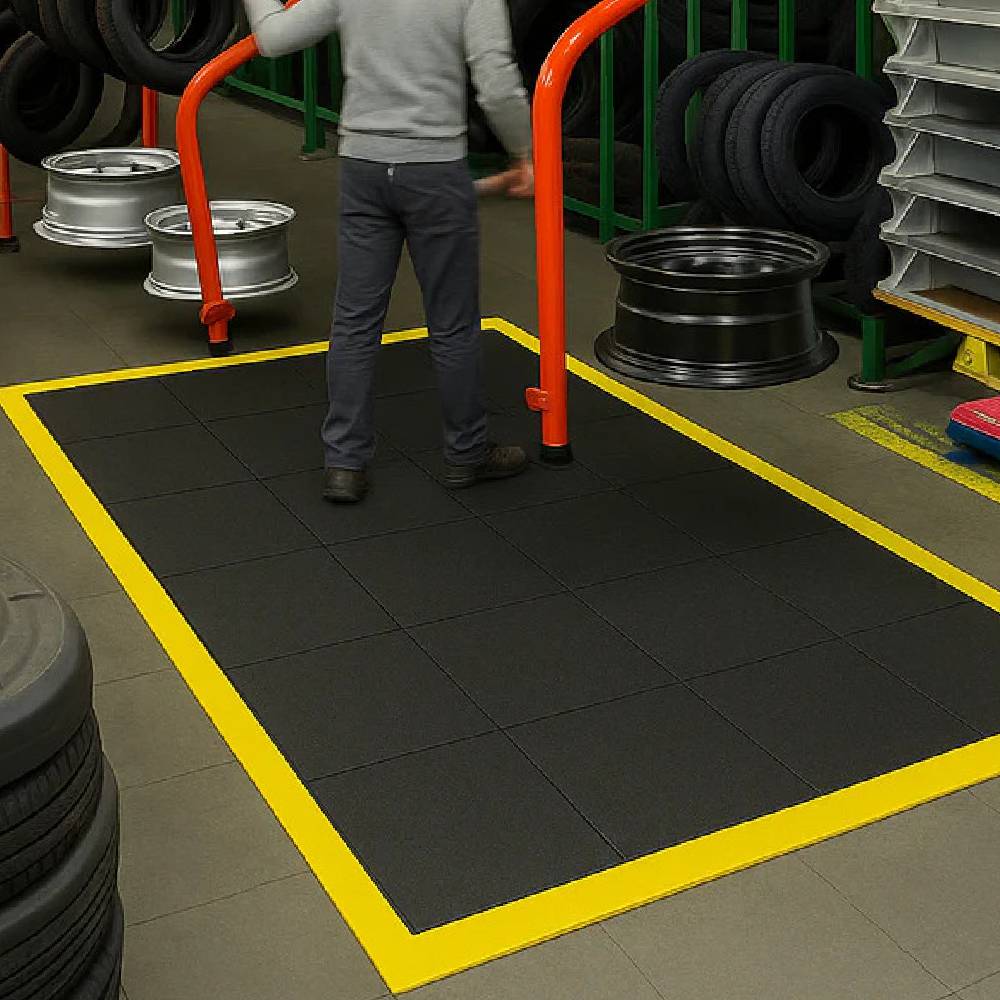 Interlocking Anti-Fatigue Rubber Mats