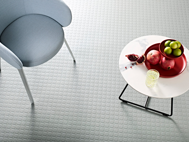 Studded Dot Penny Rubber Flooring Rolls