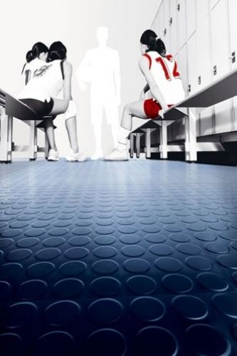 Studded Dot Penny Rubber Flooring Rolls